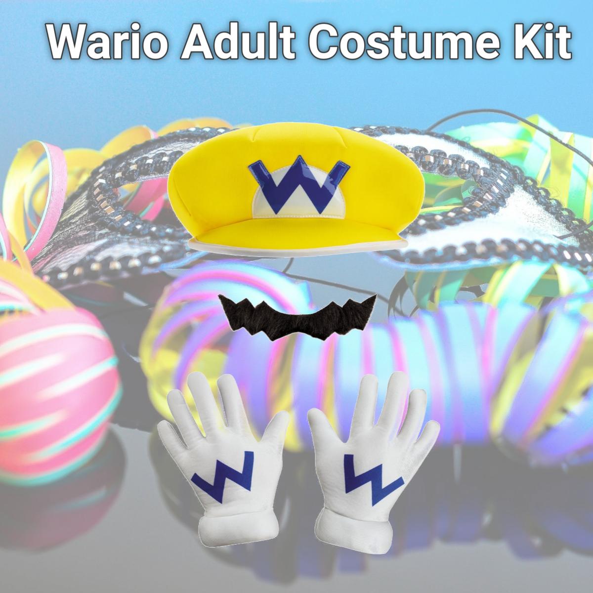 Picture of Morris Costumes DG98842AD Wario Adult Costume Kit