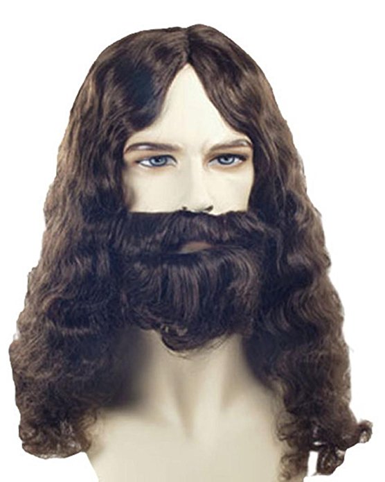 Biblical Spec Bargain Medium Brown Wig Costume