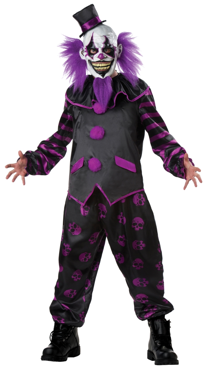 Bearded Clown Adult Costume, Medium