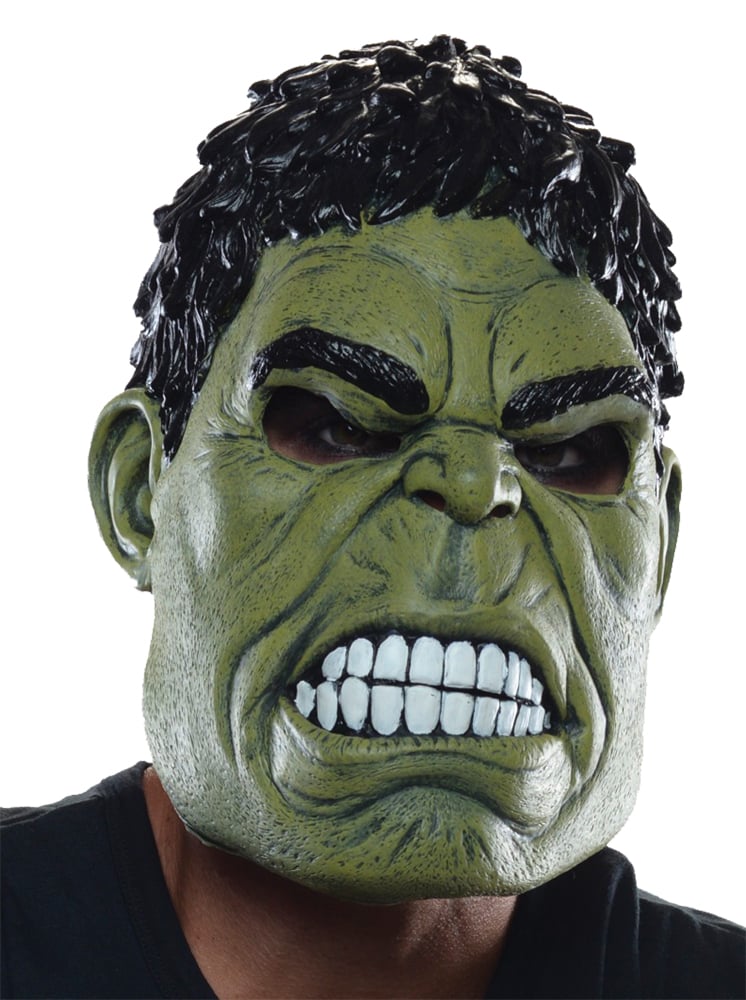 Hulk 3 By 4 Adult Mask