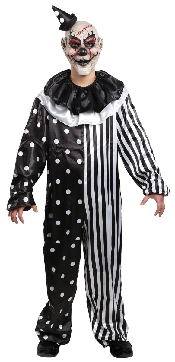 Kill Joy Clown Adult Costume, Extra Large