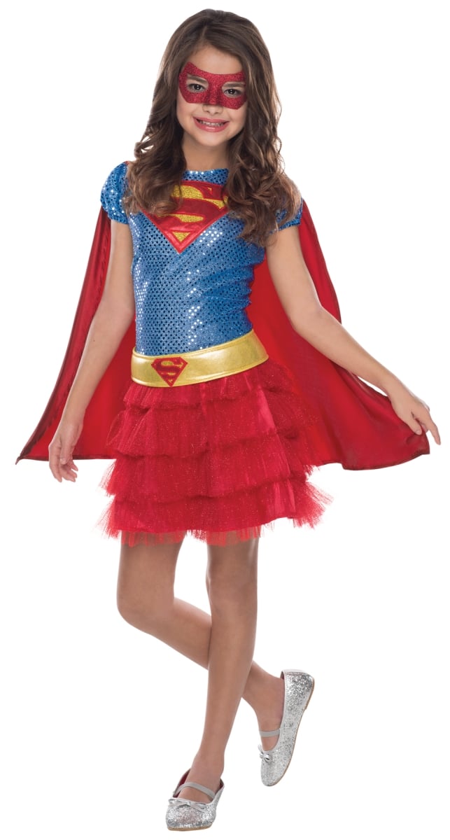 Ru510042sm Super-girl Tutu Dress Child Costume, Small