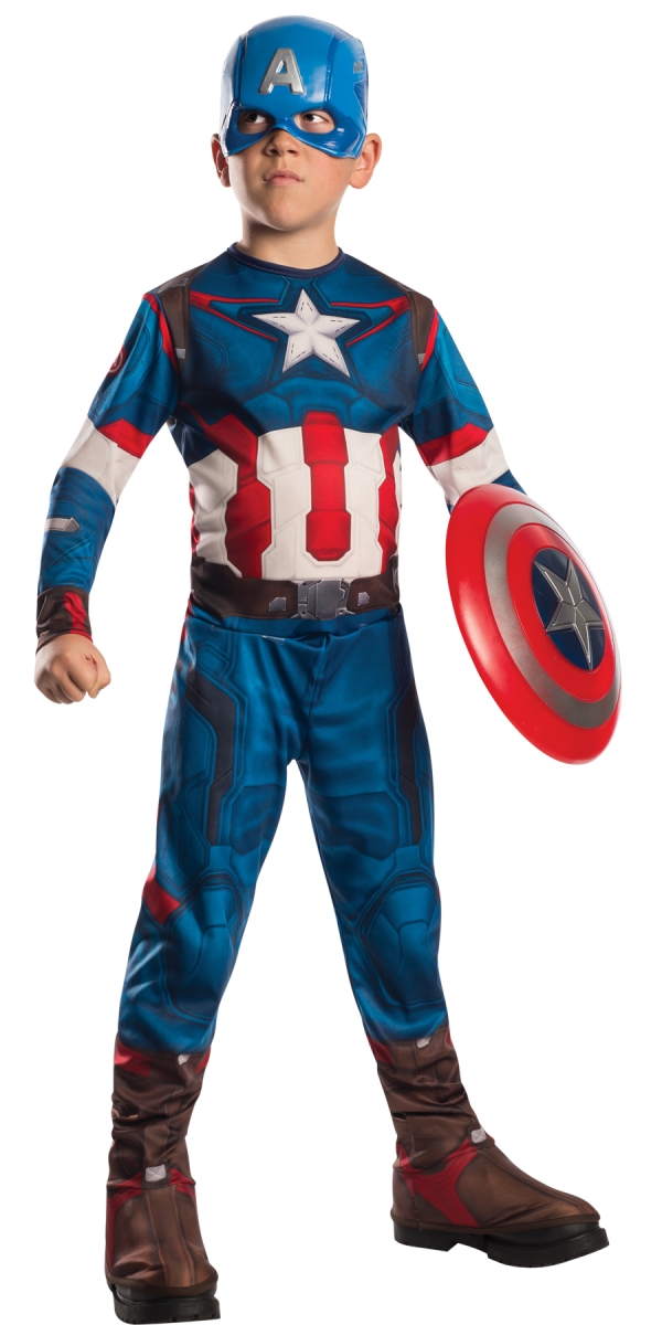 Morris Costume Ru610424lg Capt America Child Costume, Large