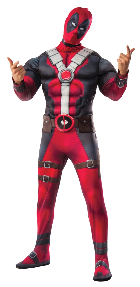 Ru820181xl Deadpool Deluxe Adult Costume, Extra Large