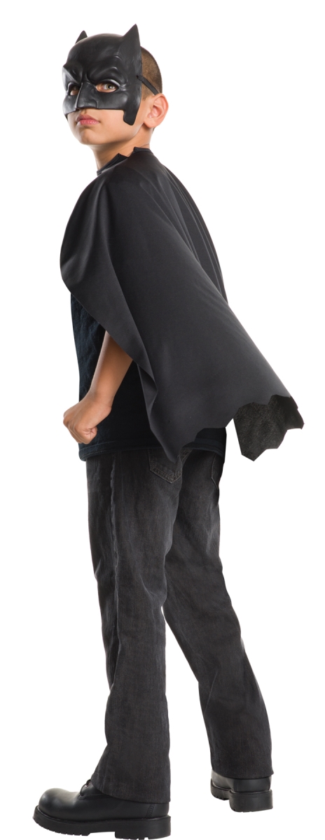 Doj Batman Child Cape With Mask