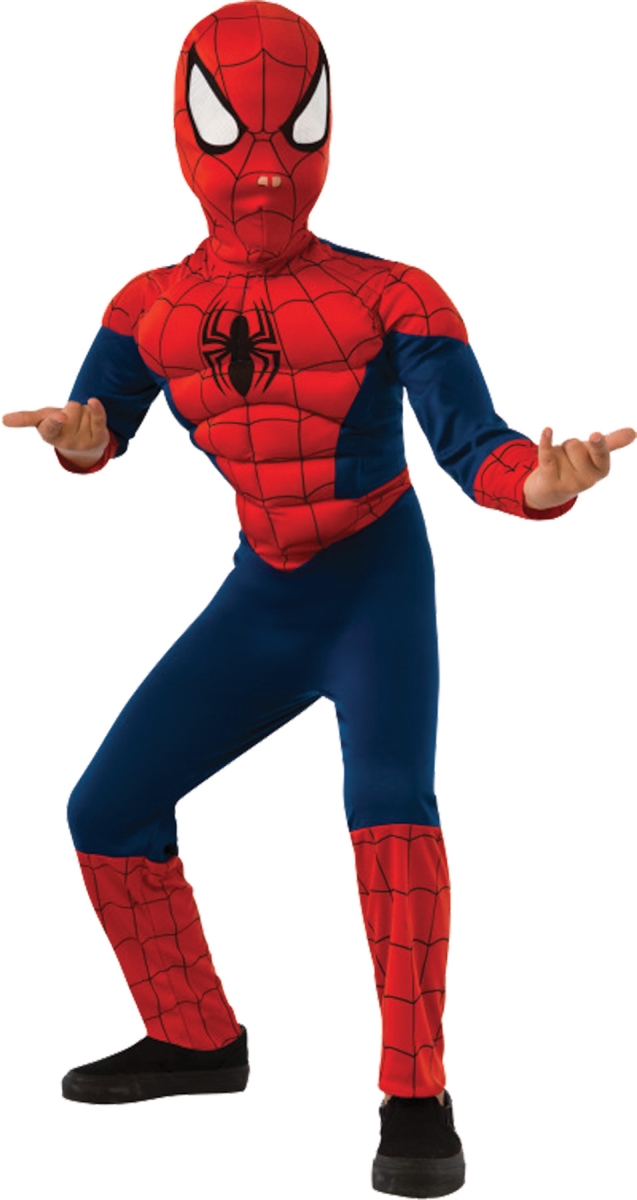 Spiderman Muscle Child Costume, Medium