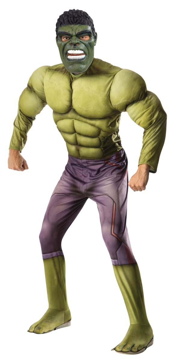 Ru810290 Hulk Muscle Adult Costume