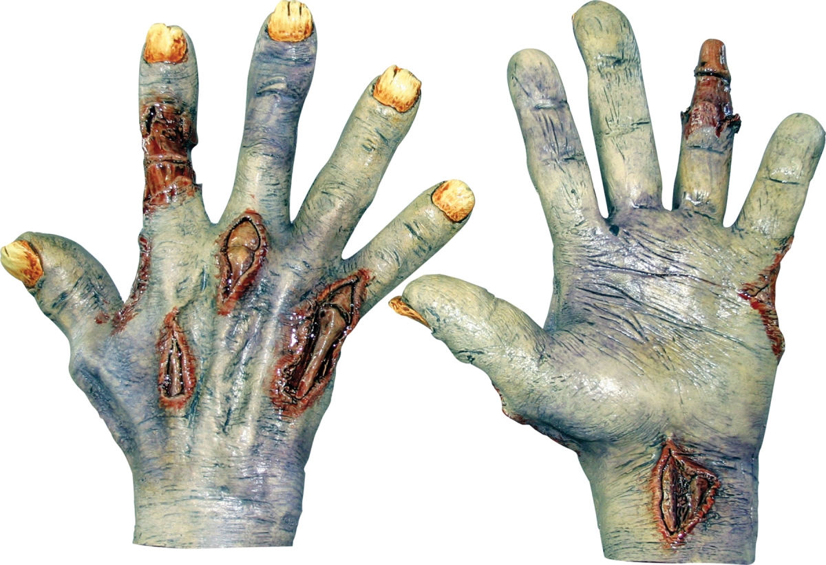 Tb25308 Zombie Undead Latex Hands Costume