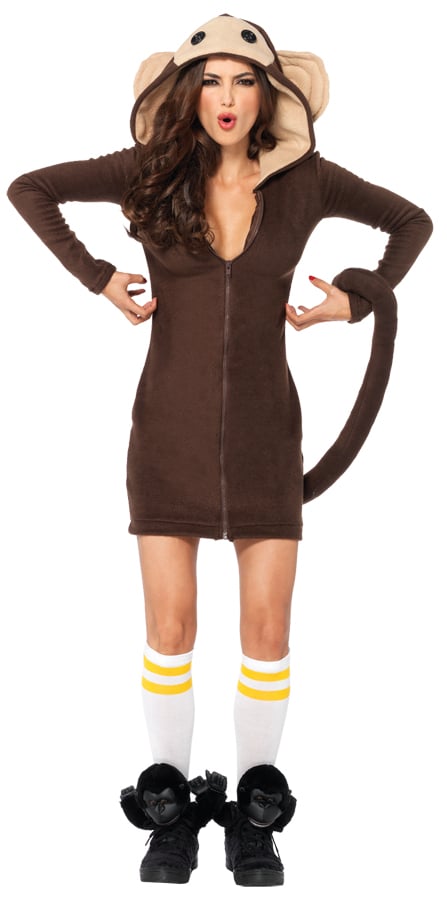 Morris Costume Ua85309lg Cozy Monkey Adult Costume, Large