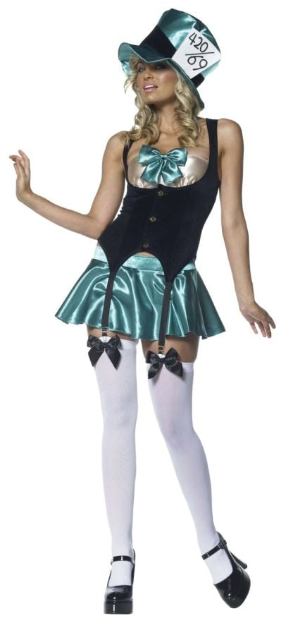 Morris Costume Ua53004ml Tea Party Hostess Sexy Costume, Medium & Large