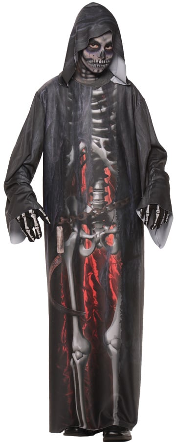 Morris Costume Ur26219lg Grim Reaper Robe Child Costume, Large