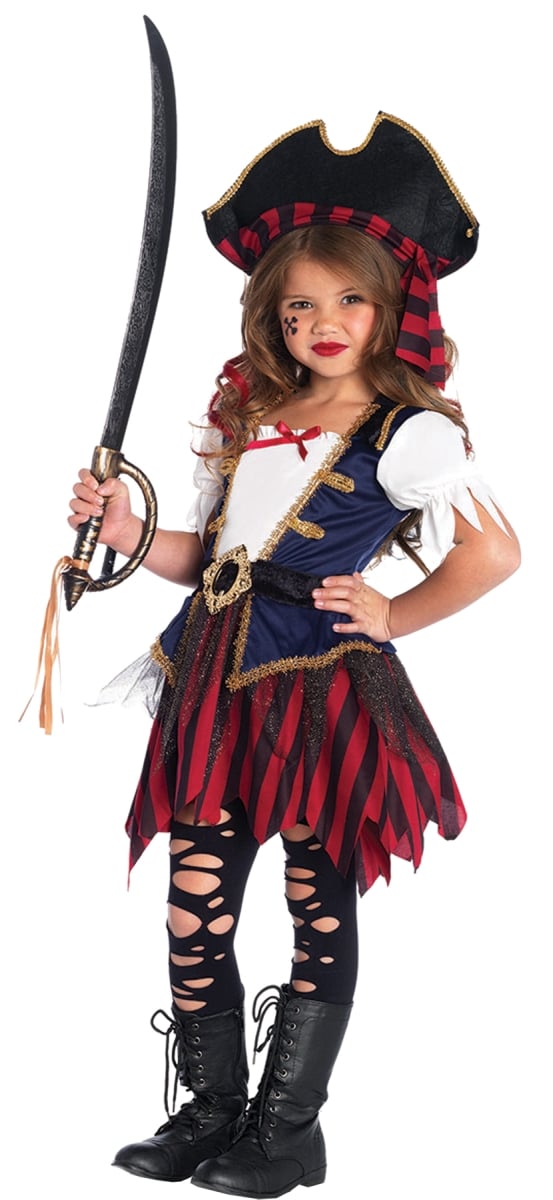 Morris Costume Uac49104md Pirate Caribbean Child Costume, Medium 7-8