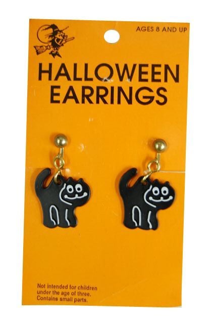 Wa11 Earrings Cat Costume