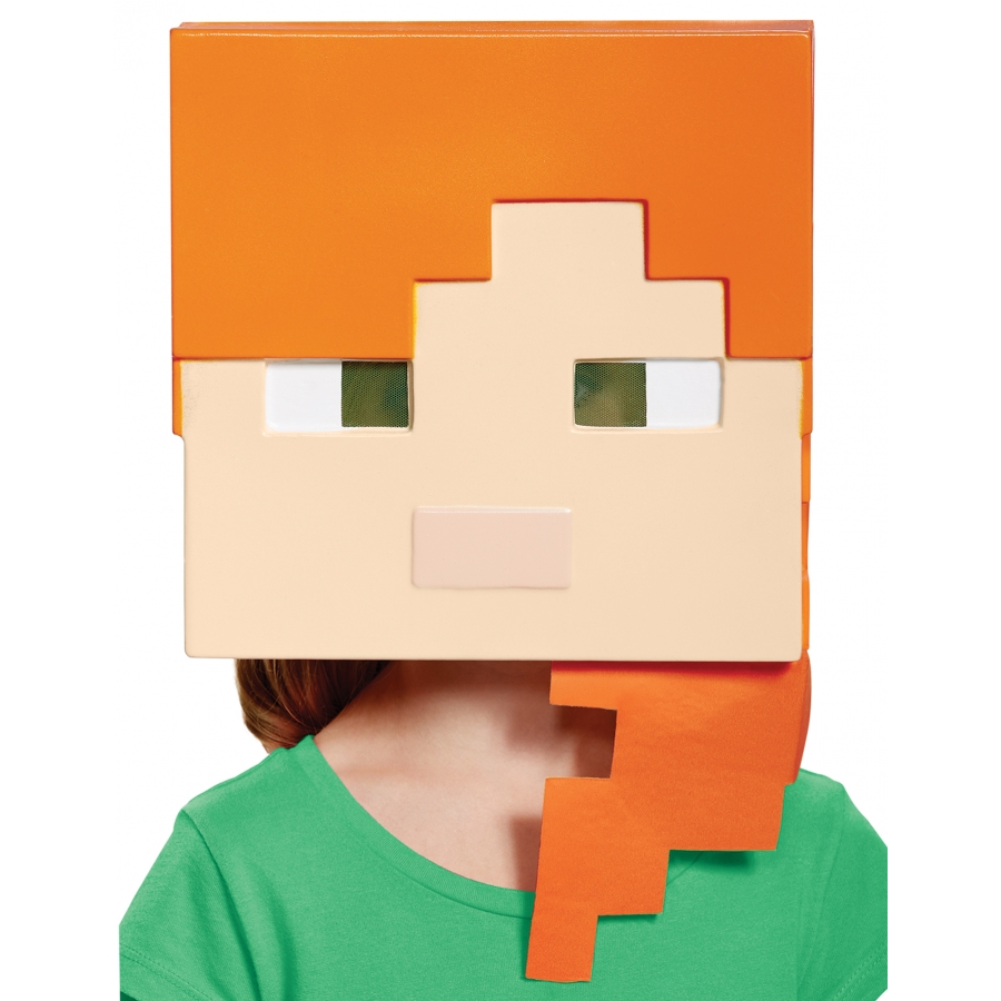 Morris Dg65682 Minecraft Alex Vacuform Mask