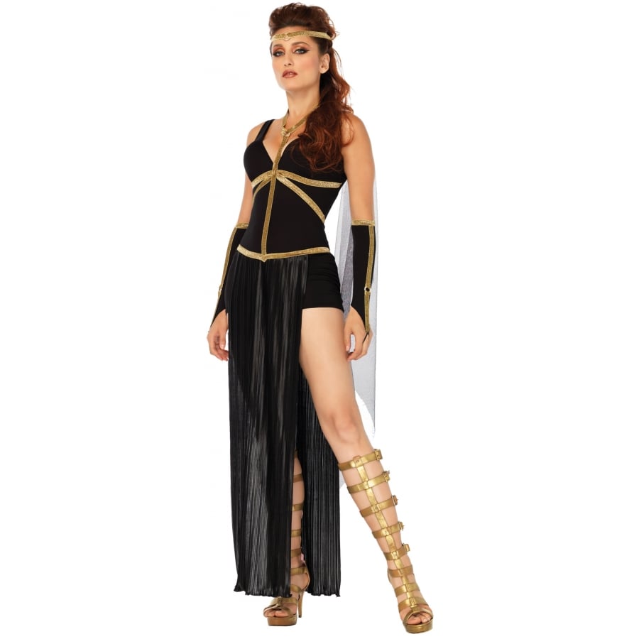 Morris Ua86711lg Divine Dark Goddess Large Adult Costume, 3 Piece - Size 12-14