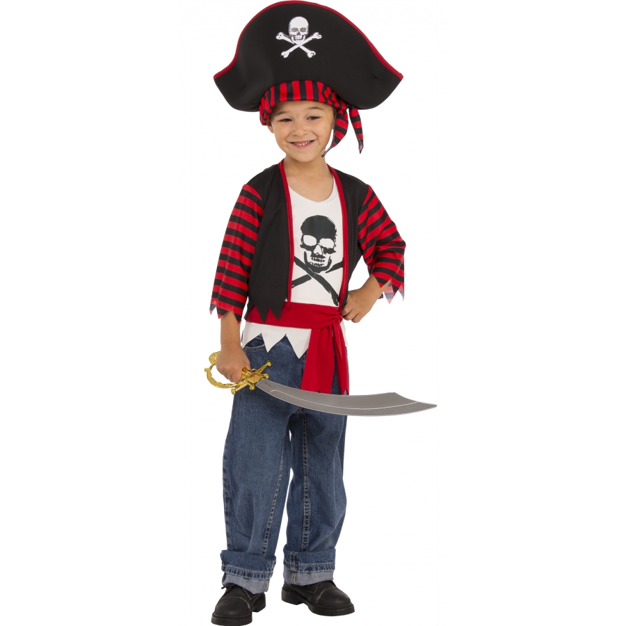 Morris Ru630939md Little Pirate Child Costume, Medium - Size 8-10