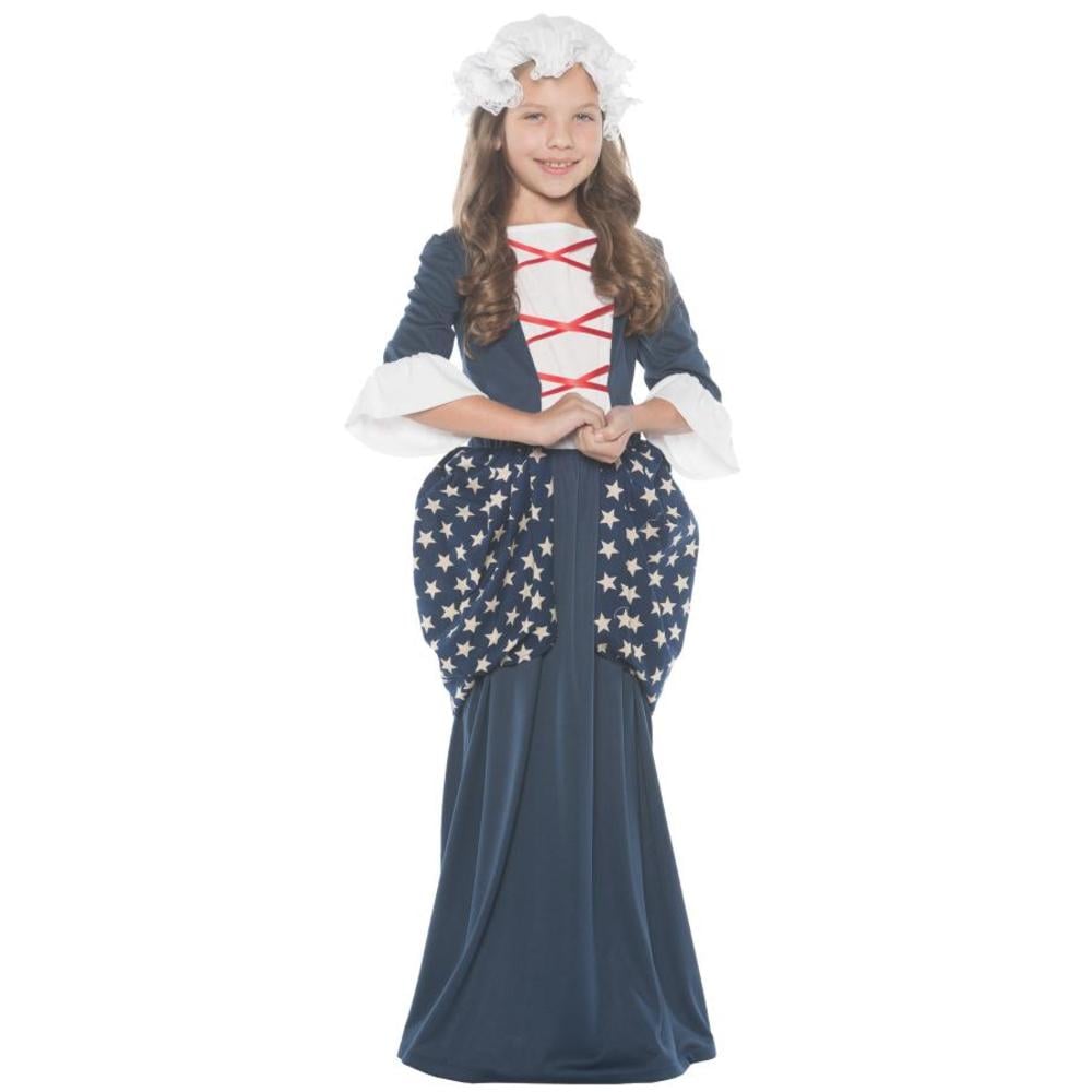 Morris Ur25887md Medium Betsy Ross Child Costume - Size 6-8