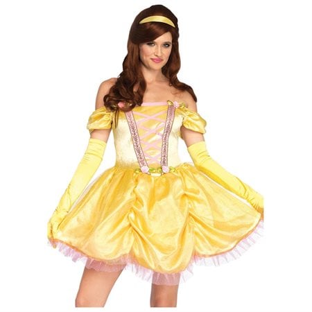 Ua86659xl Extra Large Womens Enchanting Princess Adult Belle Costume, Size 14-16 - 3 Piece