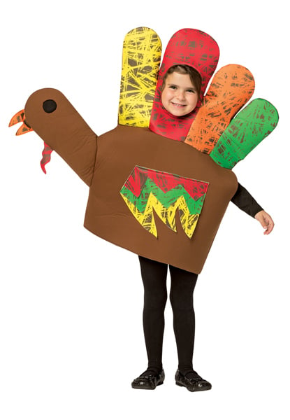 Morris Gc713046 Kids Hand Turkey Costume, Size 4-6x