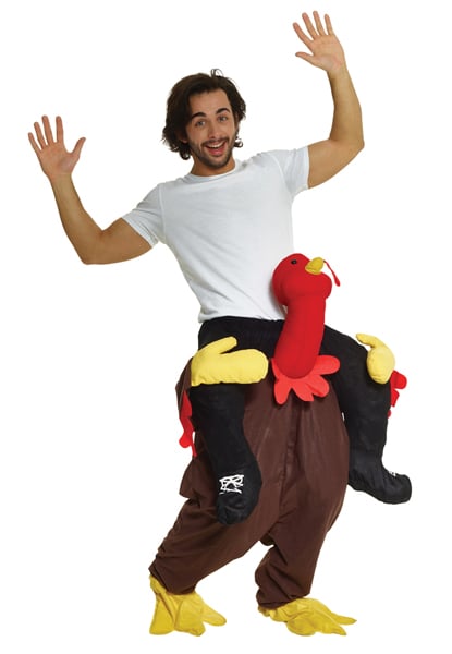 Morris Mhmcpbtu Turkey Trot Piggyback Adult Costume