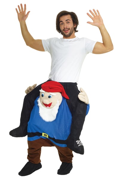 Morris Mhmcpbgn Gnome Piggyback Adult Costume