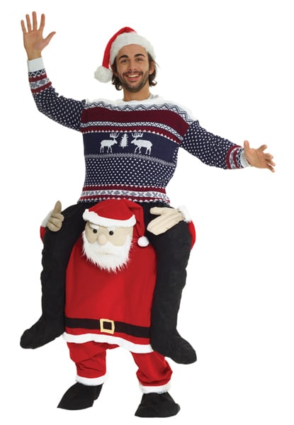 Morris Mhmcpbsa Santa Piggyback Adult Costume