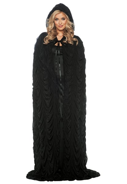 Morris Ur28241 Coffin Cape Adult Costumes, Black