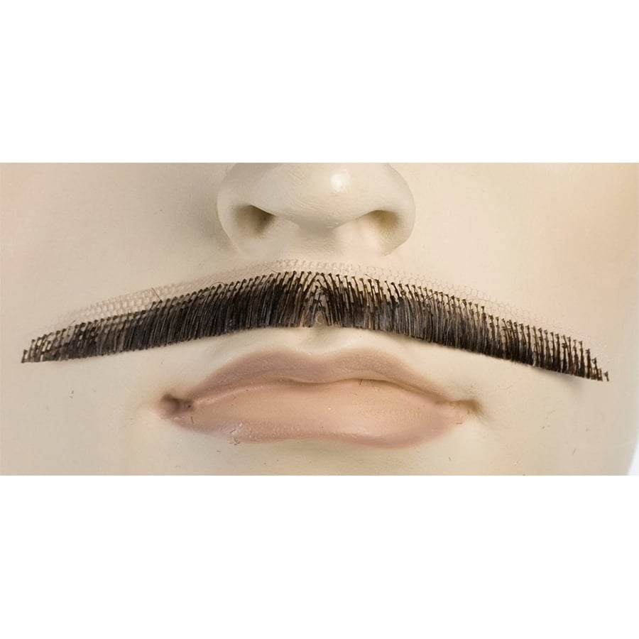 Lacey Wigs Lw414mcbn Errol Flyn Human Hair Mustache, Medium Chestnut Brown 6