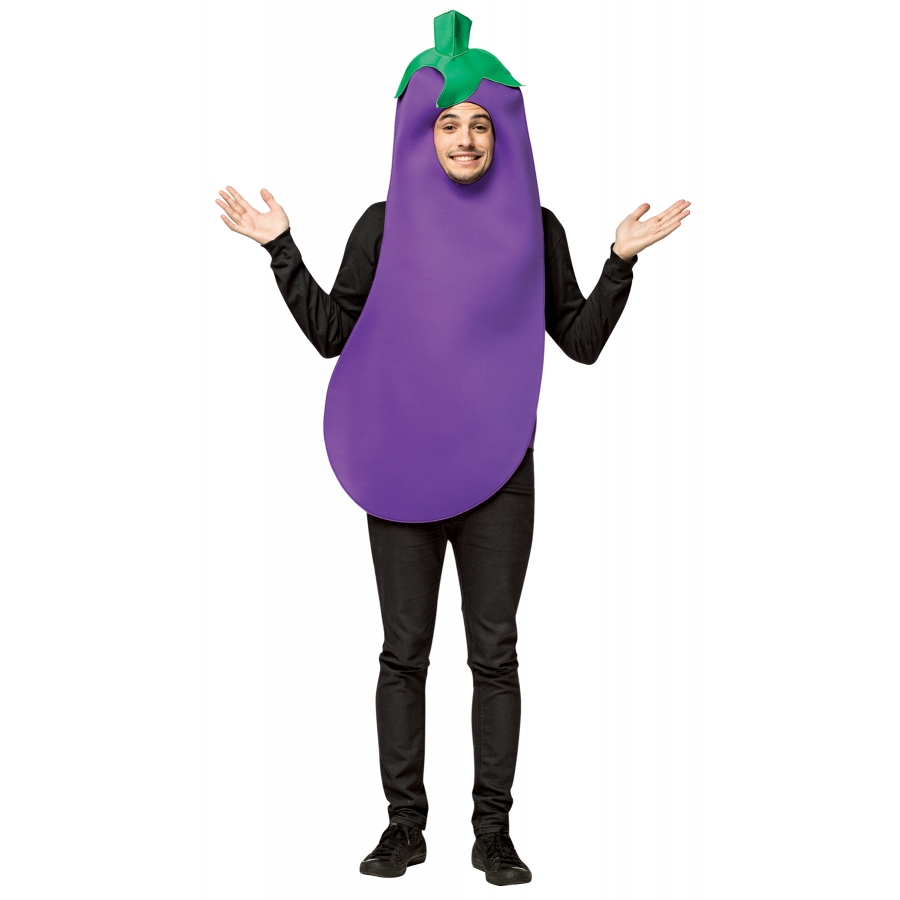 Gc6311 Eggplant Adult Costume - One Size