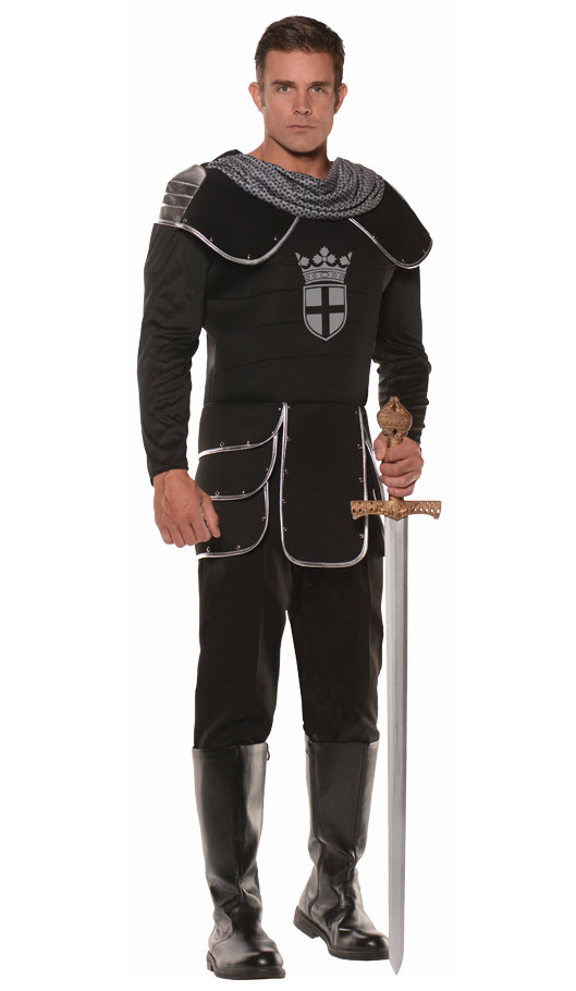 Ur28482 Mens Noble Knight Costume, Multi Color - Standard Size