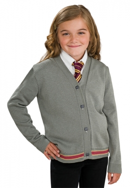 Girls Hermione Sweater & Tie Set, Small 4-6