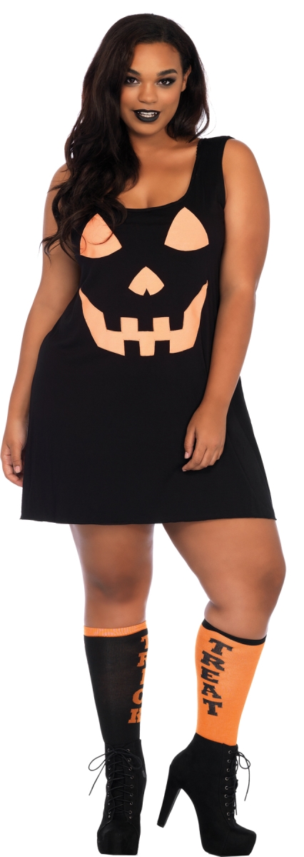 Ua86705xxx Jersey Pumpkin Dress, 3x