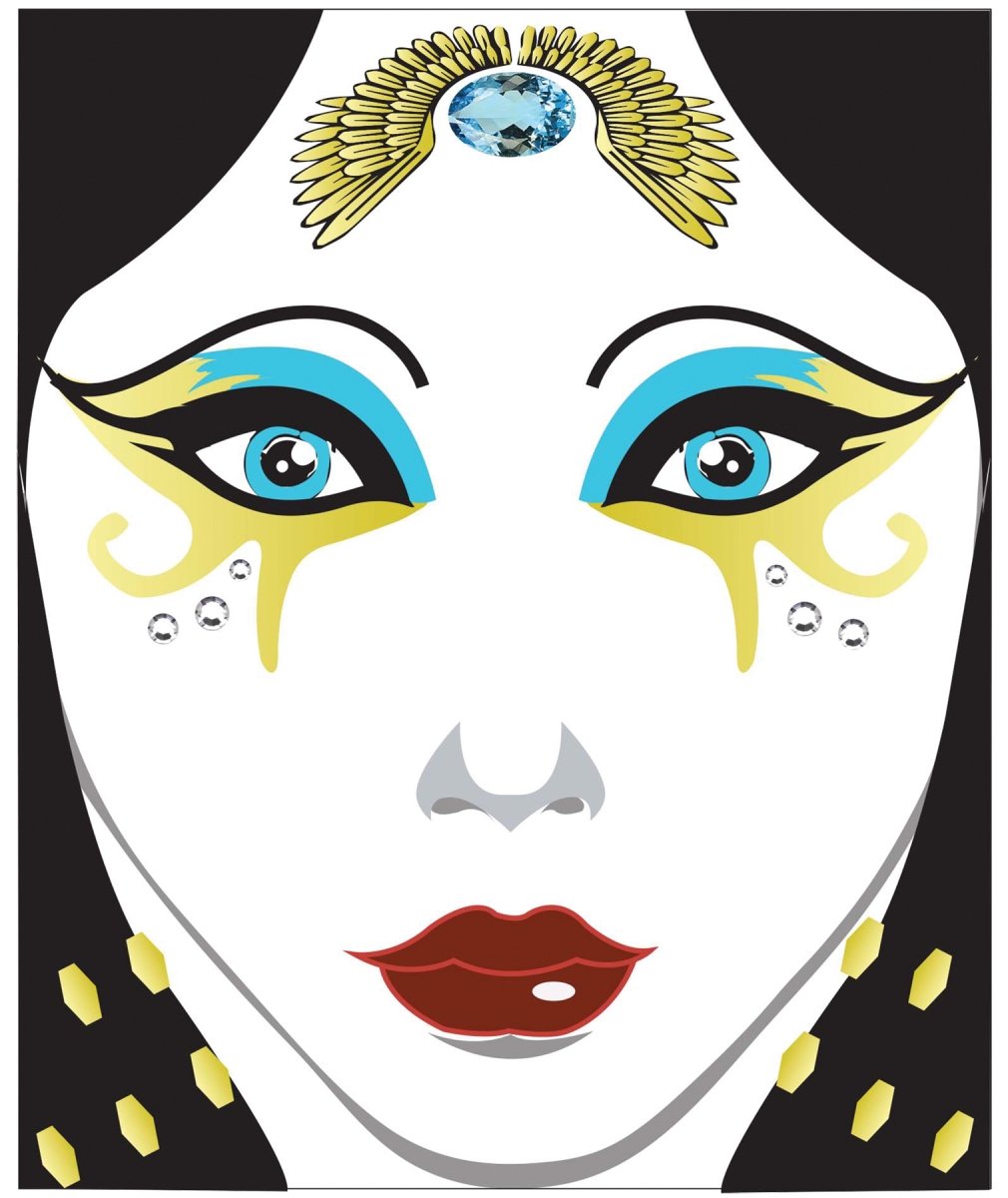 Face Decal Egyptian