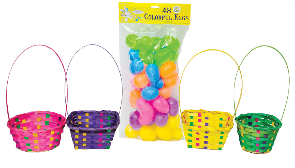 MorrisCostume VAE6 1 Easter Bskt Egg Hunt Kit - Multicolor