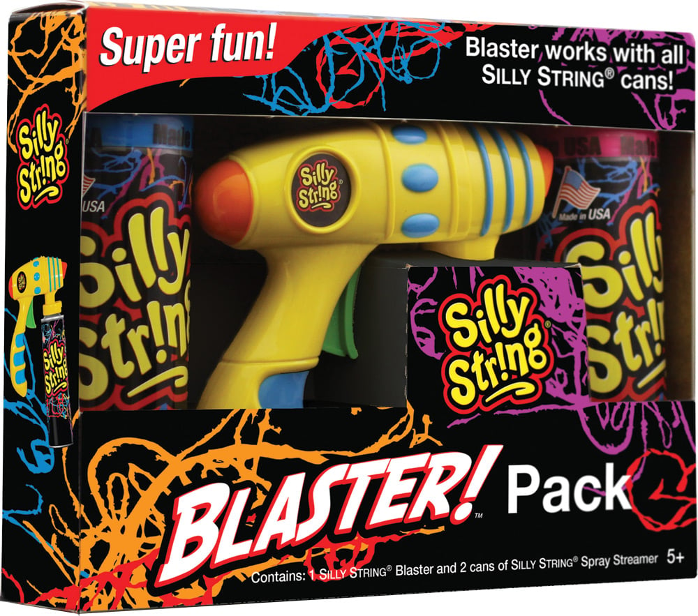 De24 3 Oz Silly String Blaster Pack