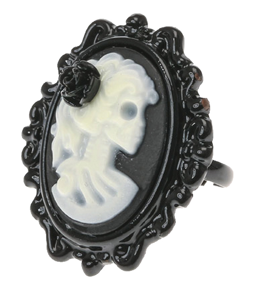 Glha149 Glow In Dark Cameo Ring, One Size