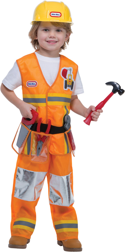 Lf1498tl Toddler Construction Worker Costume - 3t-4t