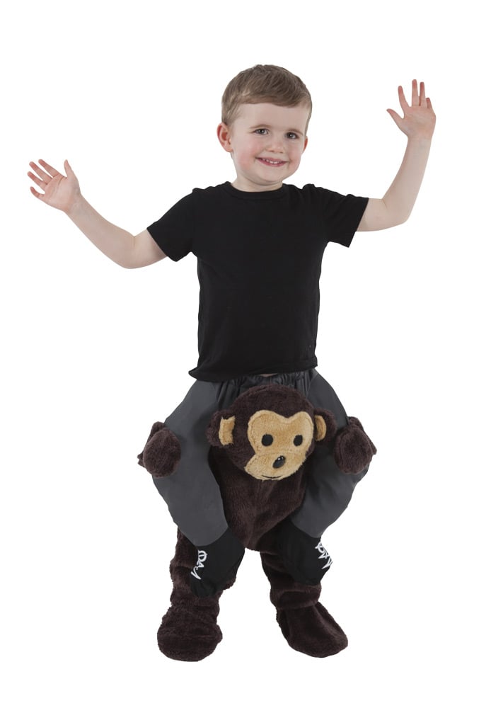 Mhpbtmo 2 Ft. 6 In. To 3 Ft. 11 In. Toddler Monkey Piggyback Costume