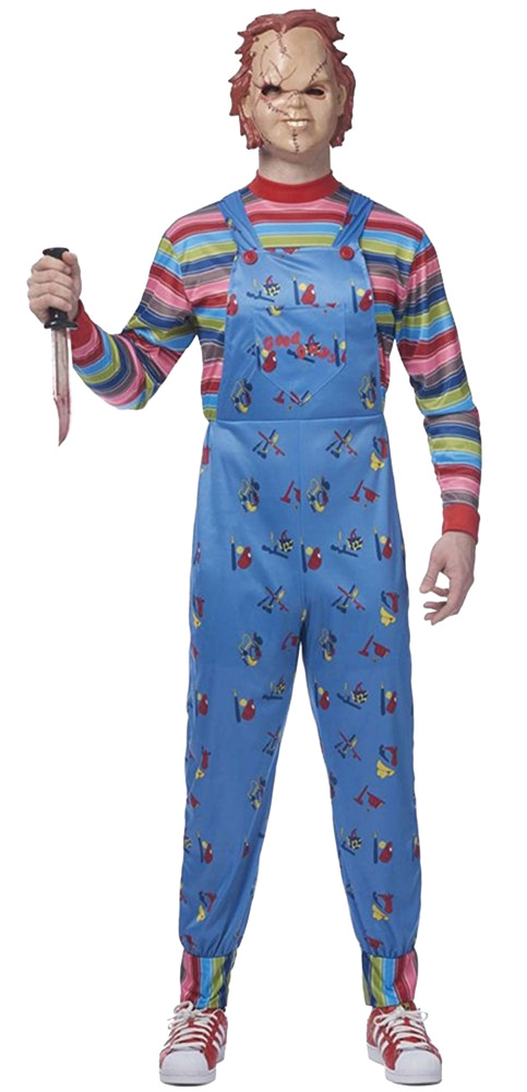 Fr49582 Mens Adult Chucky Costume - Size 42-46
