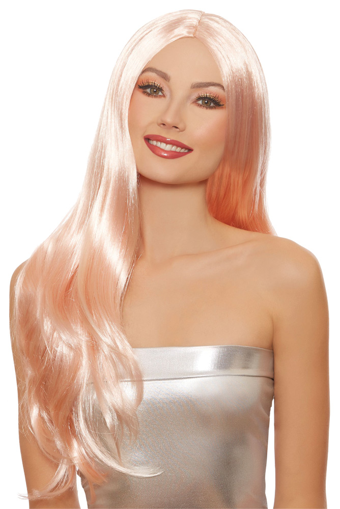 Dreamgirl Rl11358 Long Straight Layered Rose Gold Wig