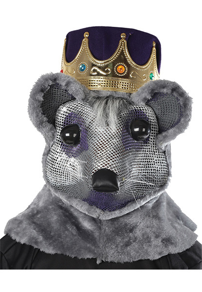 Seasonal Visions Mr039126 Mouse King With Crown, Purple & Red - One Size
