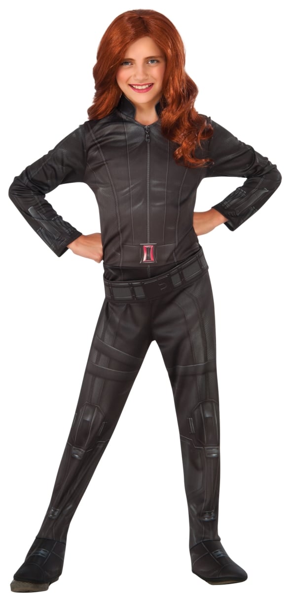 Girls Child Widow Costume, Black, Small & Size 4-6