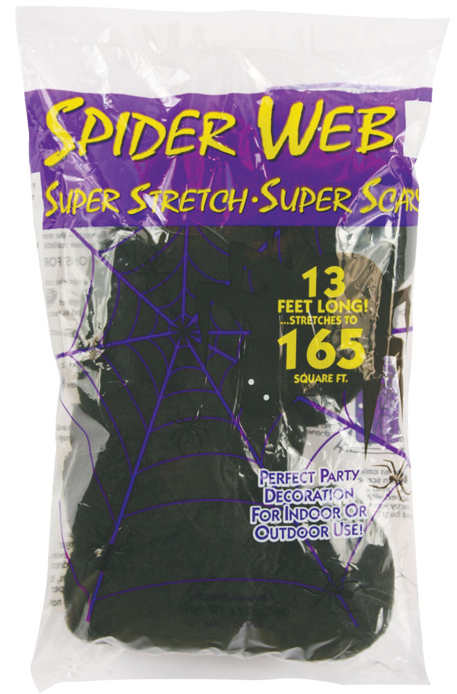 Fun World Fw9526 50 G Black Spider Web