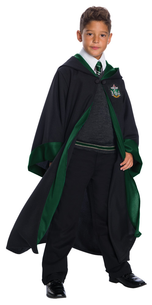 Morris Ch03582clg Childs Deluxe Slytherin Costume Set - Size 12-14 Large