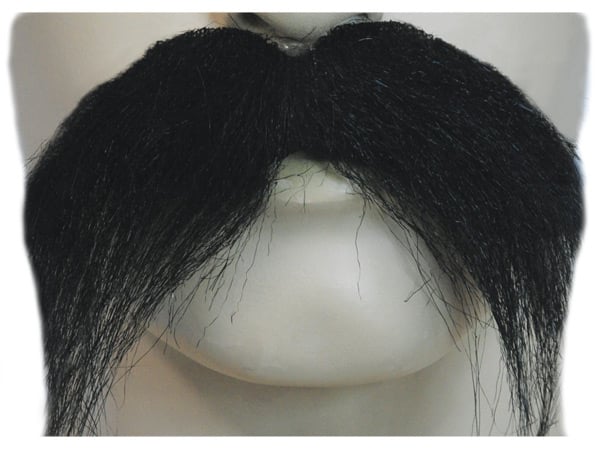 Lacey Wigs Lw366bk Ab1613 Black Mustache