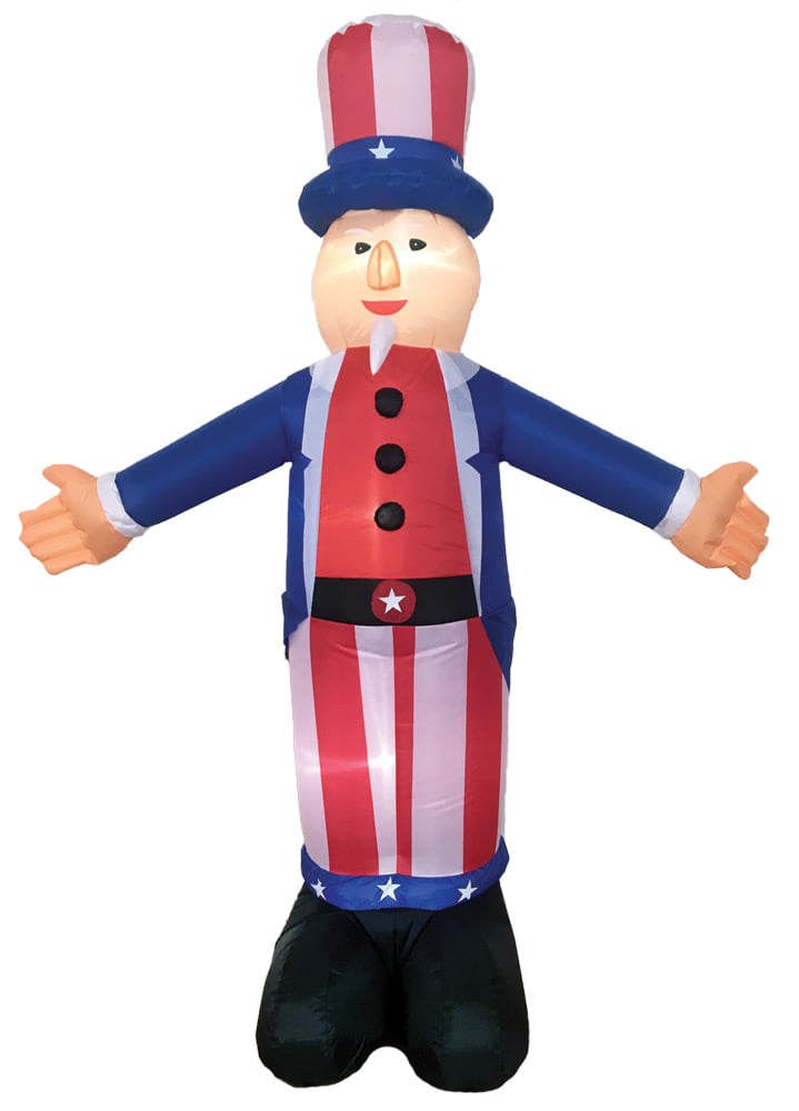 Morris Vah0017 6 Ft. Inflate Uncle Sam Decoration