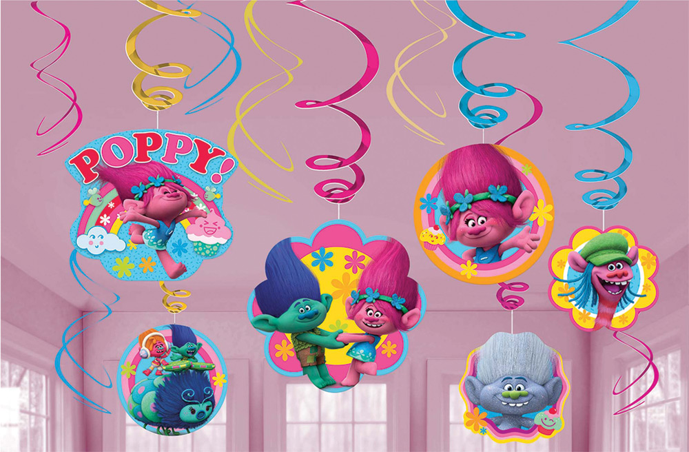 Am671828 Trolls Foil Decor