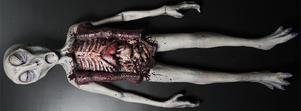 Du2544 Alien Autopsy Costume - 2 Piece