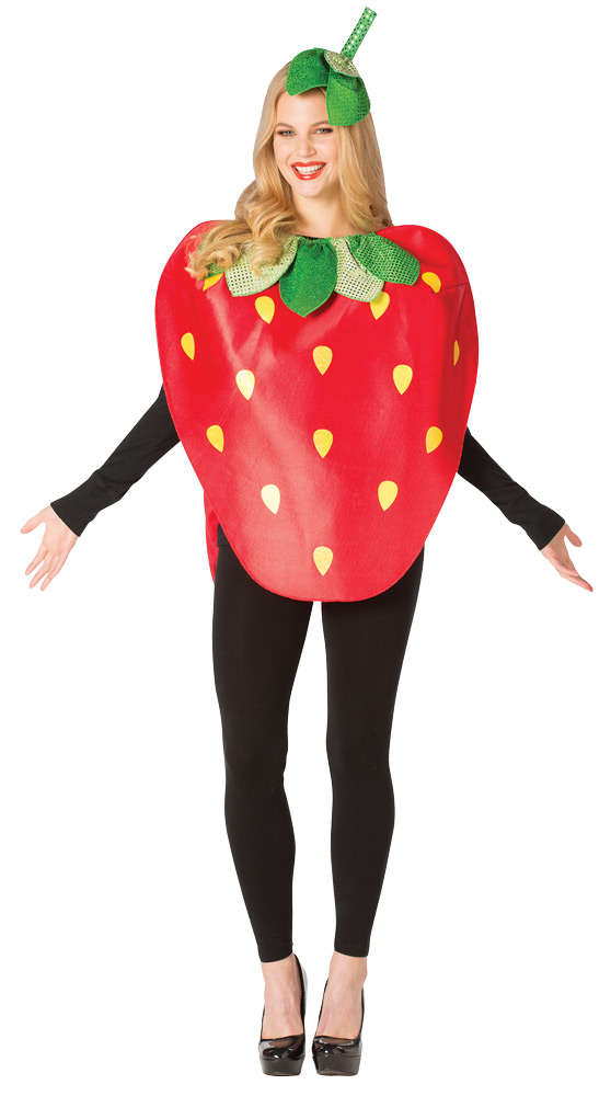 Gc6189 Sweet & Sparkly Strawberry Adult Costume