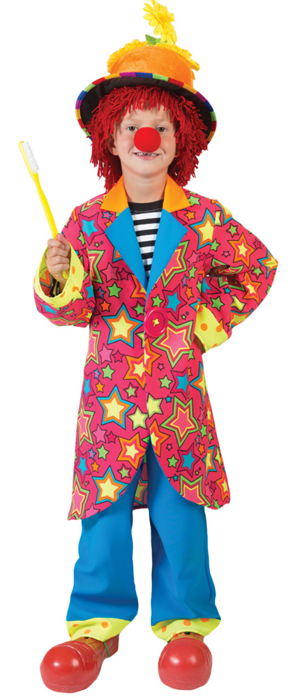 Ff4060976 Childs Sparkling Star Clown Costume - One Size-6
